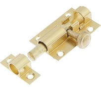 Шпингалет ТУНДРА SH01, 5 см, цвет золото, 12 шт. 4647168 26662280