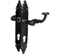 Дверная ручка Amig черная 108-280x45