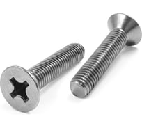 Нержавеющий винт с потайной головкой KREPFIELD M3x16 мм, DIN 965, А2, крестообразный шлиц PH, 100 шт. 965А2ВИНТ3Х16-100