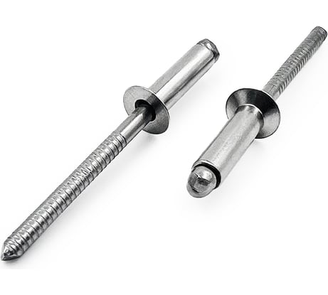 Вытяжная нержавеющая заклепка с потайным бортиком KREPFIELD 3,2x8 мм, ISO 15984, А2, 100 шт. 15984ЗАКЛЕПКА3,2Х8А2-100