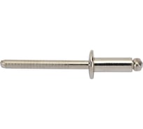 Вытяжная нержавеющая заклепка со стандартным бортиком KREPFIELD 4,8x12 мм, ART 9052, А2, 100 шт. 9052ЗАКЛЕПКА4,8Х12А2-100 26709222