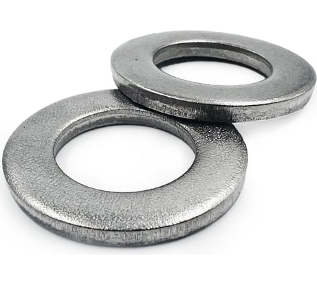 Нержавеющая плоская шайба KREPFIELD М2, DIN 125, А2, 1000 шт. 125A2ШАЙБАМ2-1000