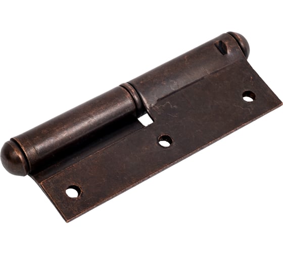 Г-образная прямая петля ALDEGHI LUIGI SPA 100x62 мм, цвет: бронза, правая 107AB100D 1