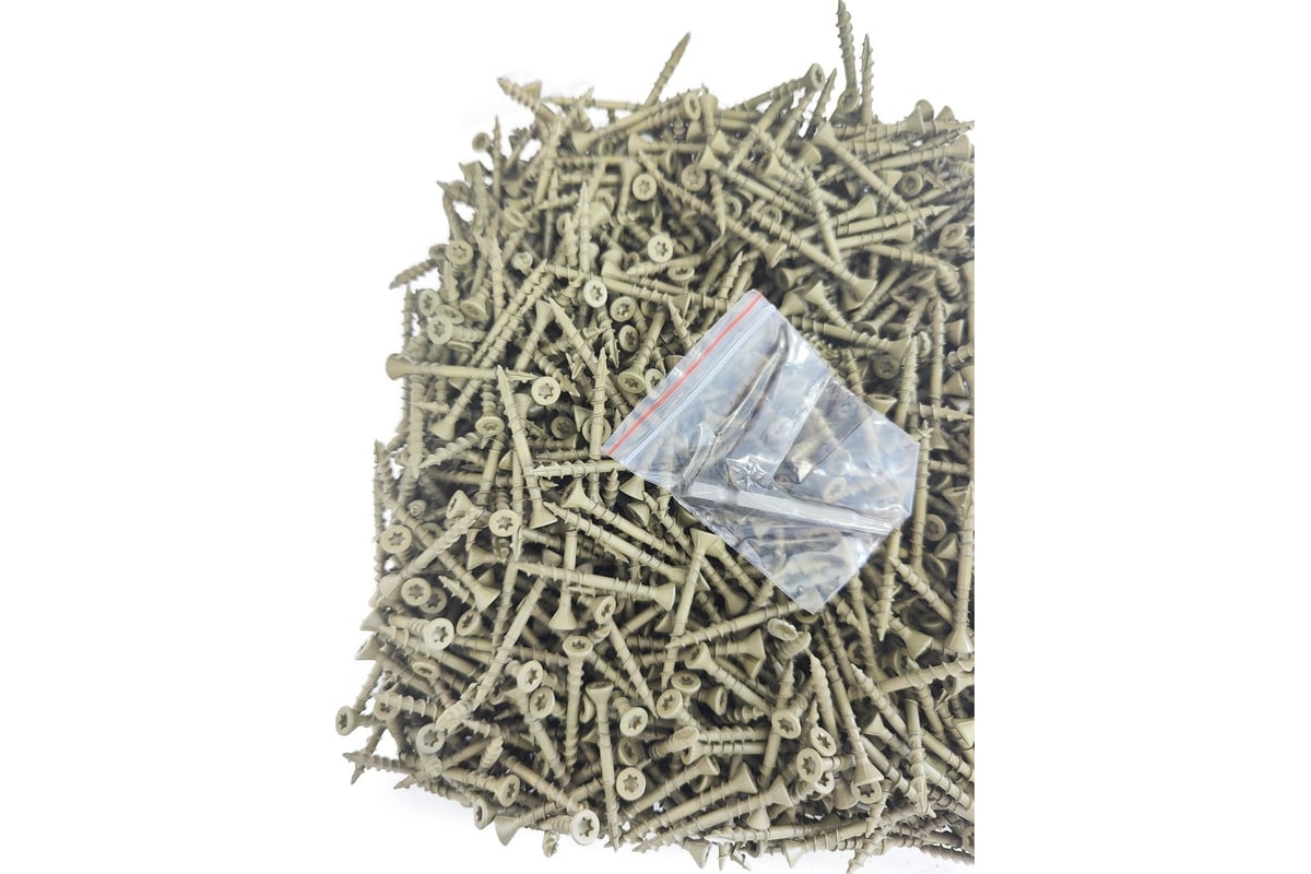 Саморезы для монтажа террас и фасадов Camo Deck Wood Screws 41x4,2 mm ...