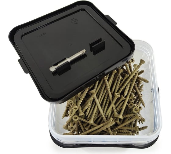 Саморезы для монтажа террас и фасадов Camo Deck Wood Screws 75x4,8 mm, C4, T25 350 шт., с антикоррозийным покрытием, арт. 75350C4