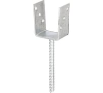 Основание столба ALBERTS U-образное, горячий цинк, 81x60x100x200x4 мм 214258