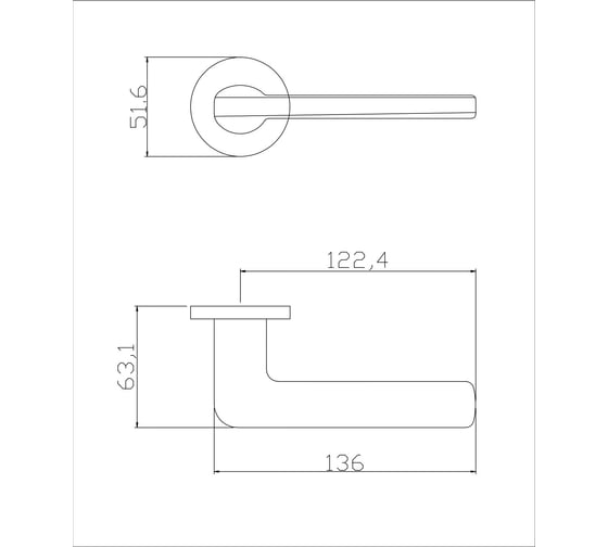 Дверные ручки ADDEN BAU ELIT S-487 NICKEL 940002023002