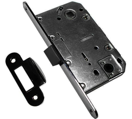 Бесшумная сантехническая защёлка ADDEN BAU WC 414 BLACK 940002023078