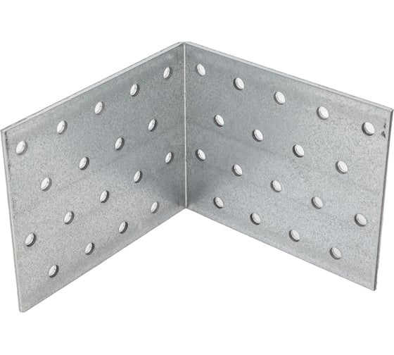 Перфорированный уголок ALBERTS цинк, 100x100x80x2,5 мм 332068