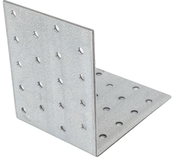 Перфорированный уголок ALBERTS цинк, 100x100x80x2,5 мм 332068