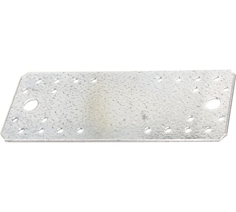 Перфорированная пластина ALBERTS цинк, 172x65х2.5 мм 339753