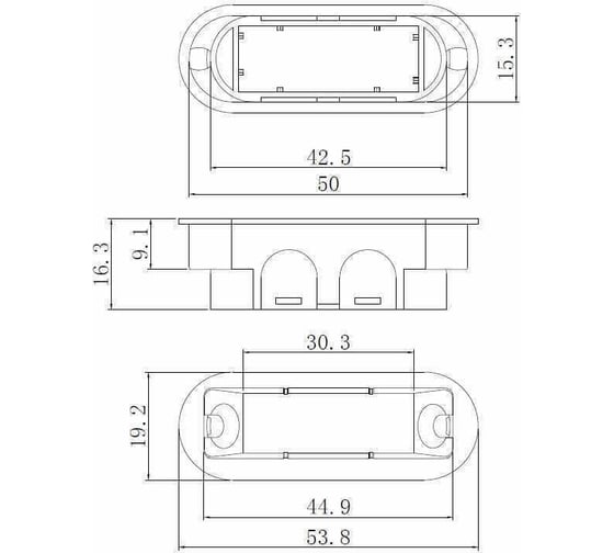 Магнитная сантехническая защёлка ADDEN BAU WC-5096 MAG S. CHROME 940002022219
