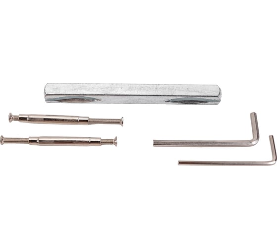 Дверные ручки на тонкой розетке BUSSARE BRAVO A-45-40 B.NICKEL 940000004029