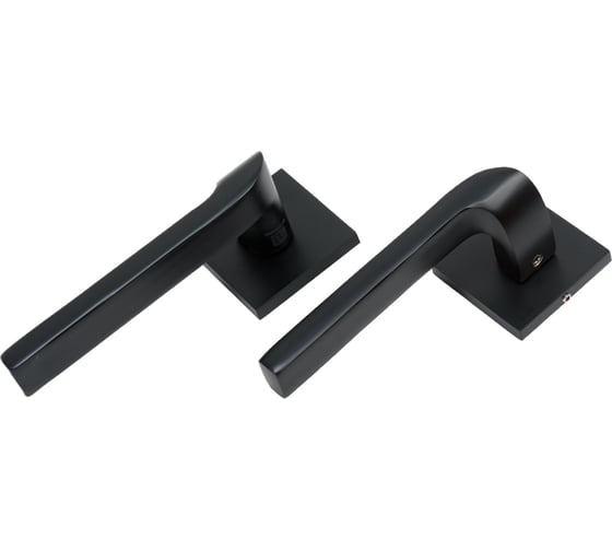 Дверные ручки на тонкой розетке BUSSARE ESTA A-76-40 BLACK 940000004033