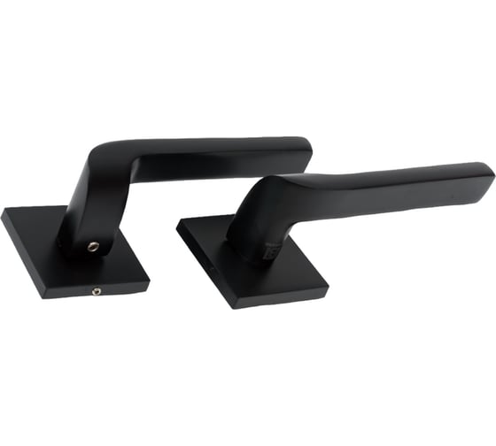 Дверные ручки на тонкой розетке BUSSARE ESTA A-76-40 BLACK 940000004033