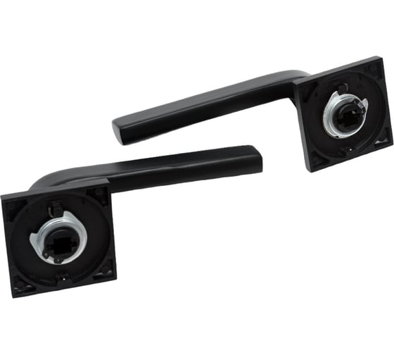 Дверные ручки на тонкой розетке BUSSARE ESTA A-76-40 BLACK 940000004033