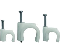 Скобы для кабеля FIT IT круглые 5 мм 50 шт 60325