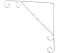 Декоративный кронштейн СИБРТЕХ 150х150 мм белый 94050