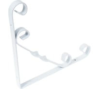 Декоративный кронштейн СИБРТЕХ 200х200 мм белый 94051