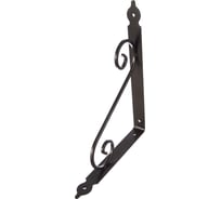 Декоративный кронштейн СИБРТЕХ 240х290х30х3.5 мм темно-серый 94063