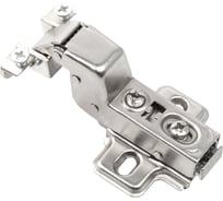 Петля для алюминиевого фасада Lemax PROF clip-on, вкладная, с доводчиком, никель M330-Inst