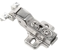 Петля для алюминиевого фасада Lemax PROF clip-on, полунакладная, с доводчиком, никель M330-Half