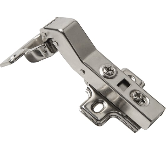 Петля Lemax PROF clip-on, с доводчиком, 105 градусов (для угла 45 градусов), никель M401-45(L)