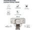 Петля Lemax PROF clip-on, с доводчиком, 105 градусов (для угла 45 градусов), никель M401-45(L) 3