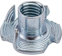 Мебельная забивная гайка Невский Крепеж цинк, М8, 6 шт. 801730