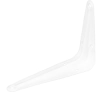 Угловой кронштейн с ребром СИБРТЕХ 75x100 мм, белый 94014