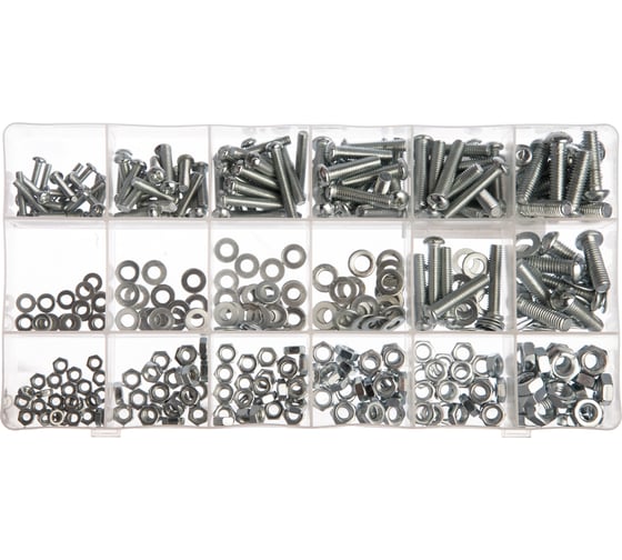 Набор винтов, гаек, шайб СИБРТЕХ 420 предметов 47617 - выгодная цена ...