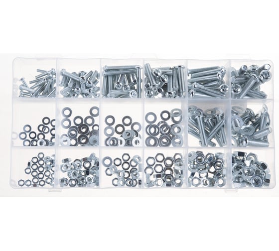 Набор винтов, гаек, шайб СИБРТЕХ 420 предметов 47617 - выгодная цена ...