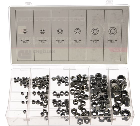 Набор гаек СИБРТЕХ 150 предметов 47610 1