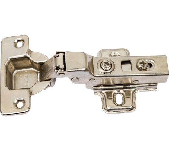Петля Lemax PROF clip-on, с доводчиком, 105 градусов, полунакладная, никель M301-Half(L)