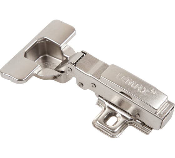 Петля Lemax PROF clip-on, с доводчиком, 105 градусов, накладная, никель M301-Full(L)