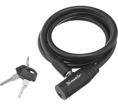 Тросовый универсальный замок MATRIX 8х1200 мм 91816