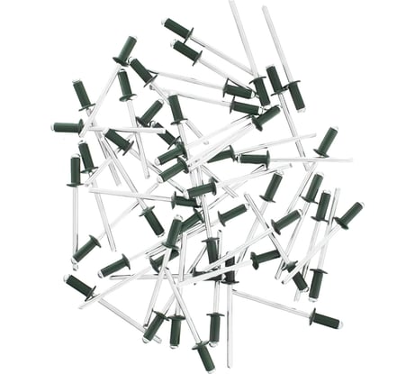 Заклепки RAL 6005 (3.2х8 мм; темно-зеленый) 50 шт. MATRIX 40674