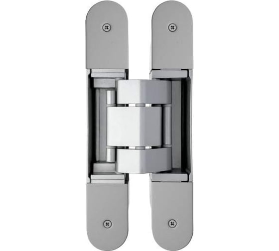 Скрытая петля OTLAV 3D, универсальная, 190x31 мм, 120 кг, цамак/алюминий OTL0400.01/MP