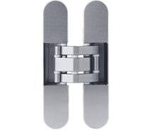 Скрытая петля OTLAV 3D, универсальная, с4 накладками, 120x23 мм, 60 кг, ЦАМ OTL0313.01/MP