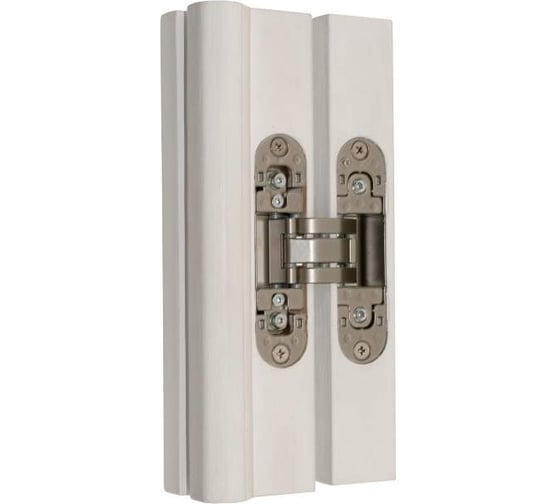 Скрытая петля OTLAV 3D, универсальная, с4 накладками, 120x30 мм, 80 кг, ЦАМ OTL0600.16/MP
