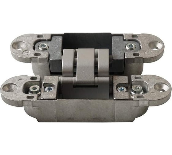 Скрытая петля OTLAV 3D, универсальная, с4 накладками, 120x30 мм, 60 кг, ЦАМ OTL1351.01/MP