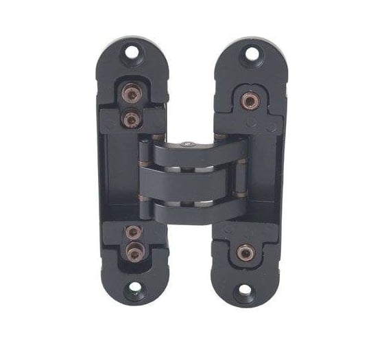 Скрытая петля OTLAV 3D, универсальная, с4 накладками, 120x30 мм, 60 кг, ЦАМ OTL0305.09/MP
