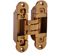 Скрытая петля OTLAV 3D, универсальная, с4 накладками, 120x30 мм, 60 кг, ЦАМ OTL0312.08/MP