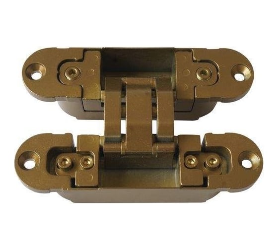 Скрытая петля OTLAV 3D, универсальная, с4 накладками, 120x30 мм, 60 кг, ЦАМ OTL0312.08/MP