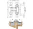 Скрытая петля OTLAV 3D, универсальная, с4 накладками, 120x30 мм, 80 кг, ЦАМ OTL0600.01/MP 5