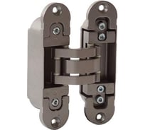 Скрытая петля OTLAV 3D, универсальная, с4 накладками, 120x30 мм, 60 кг, ЦАМ OTL0294.16/MP