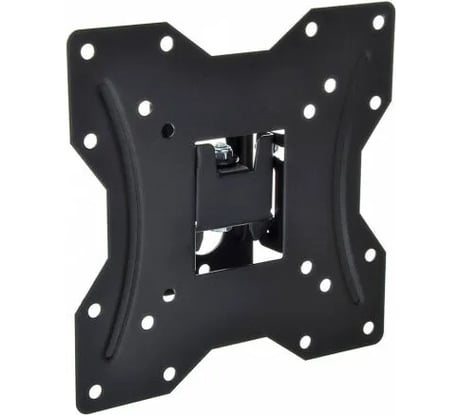 Кронштейн для ТВ LEBEN наклонный, 18"-43", 25 кг, 75x75 до 200x200 мм, металл 469-201