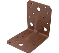 Перфорированный уголок ALBERTS DURAVIS усиленный, коричневый, 105x105x90х3 мм 301224