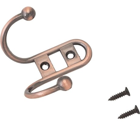 Крючок-вешалка СТАНДАРТ 208 B AC медь ЕВРОПАКЕТ 10210