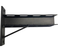 Металлический кронштейн ООО "СВОЙ МАСТЕР" 200 r, черный муар 08.0032